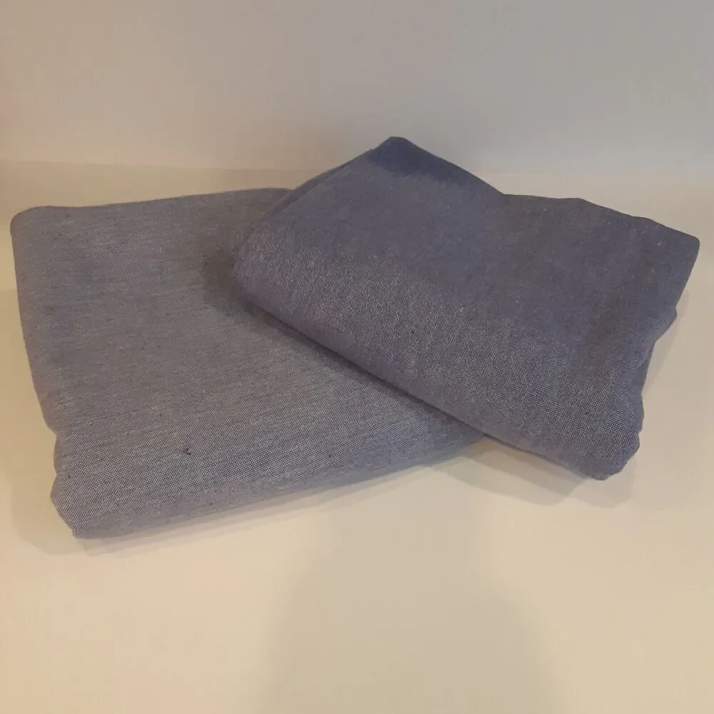 KAF/ Home Rectangular Tablecloth Denim Tone Note